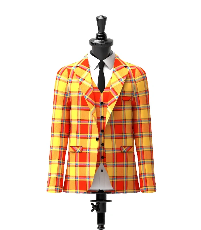 Scrimgeour Tartan Jacket Front Scrimgeour Tartan Jacket Front