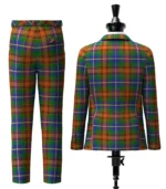 Sikh Tartan Suit Back