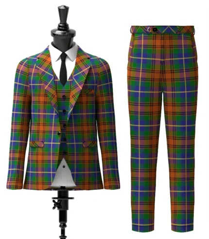 Sikh Tartan Suit Front