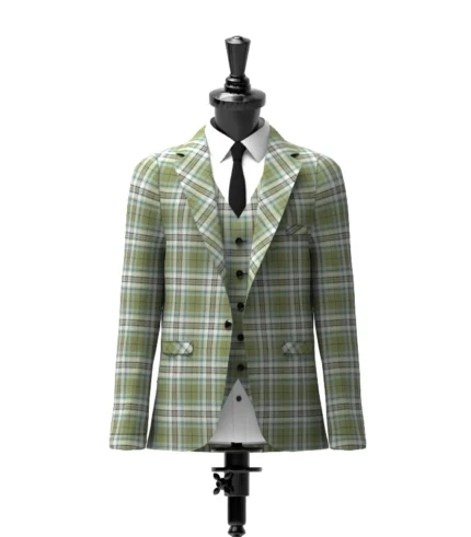 Spirit of Loch Ness Tartan Jacket Front