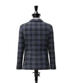 Spirit of Shetland Tartan Jacket Back