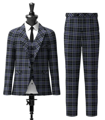 Spirit of Shetland Tartan Suit Front