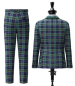 Stephenson Tartan Suit Back