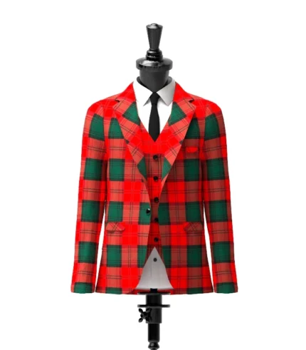 Stewart Of Atholl Tartan Jacket Front