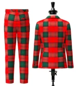 Stewart Of Atholl Tartan Suit Back
