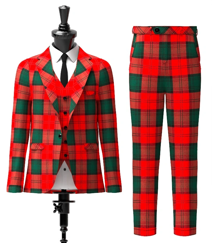 Stewart Of Atholl Tartan Suit Front Stewart Of Atholl Tartan Suit Front