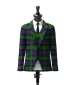 Stewart Old Tartan Jacket Front