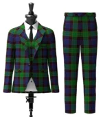 Stewart Old Tartan Suit Front