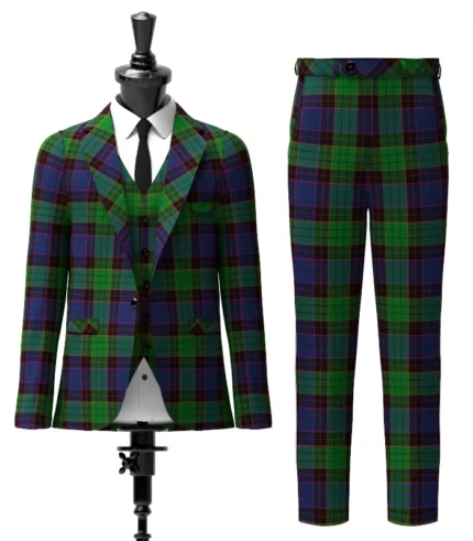 Stewart Old Tartan Suit Front