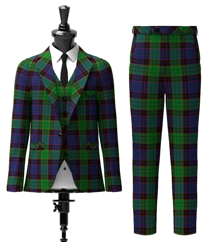 Stewart Old Tartan Suit Front Stewart Old Tartan Suit Front