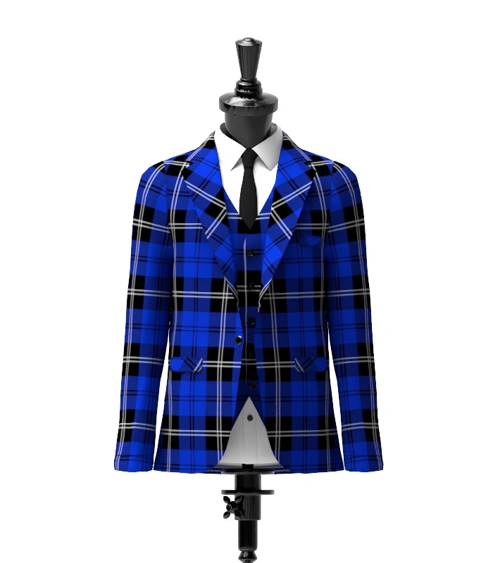 Swan Tartan Jacket Front Swan Tartan Jacket Front