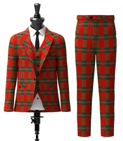 Thomas of Wales Tartan Suit Front