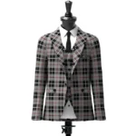 Thompson, Grey Tartan Jacket Front