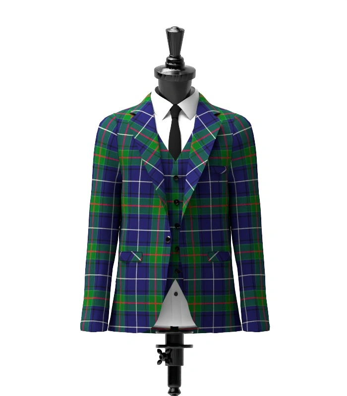 Tulloch Tartan Jacket Front Tulloch Tartan Jacket Front