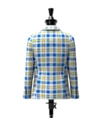Ukraine Forever Tartan Jacket Back