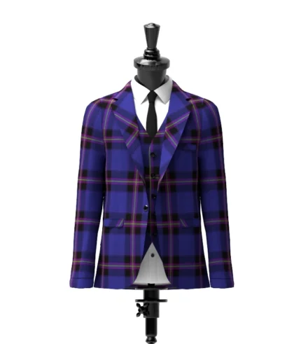 Ulster Scots Tartan Jacket Front