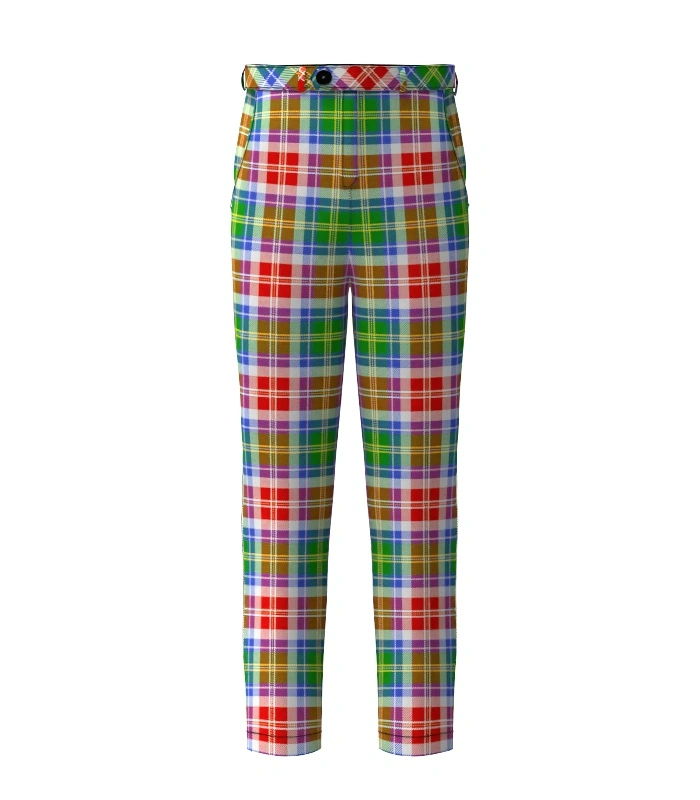 Veitch Tartan Trouser Front Veitch Tartan Trouser Front