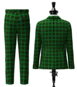 Wallace Hunting Tartan Suit Back