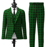 Wallace Hunting Tartan Suit Front