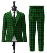 Wallace Hunting Tartan Suit Front