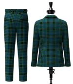 Walsh Ryan Tartan Suit Back