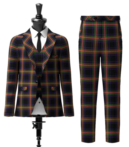 Watt Tartan Suit Front