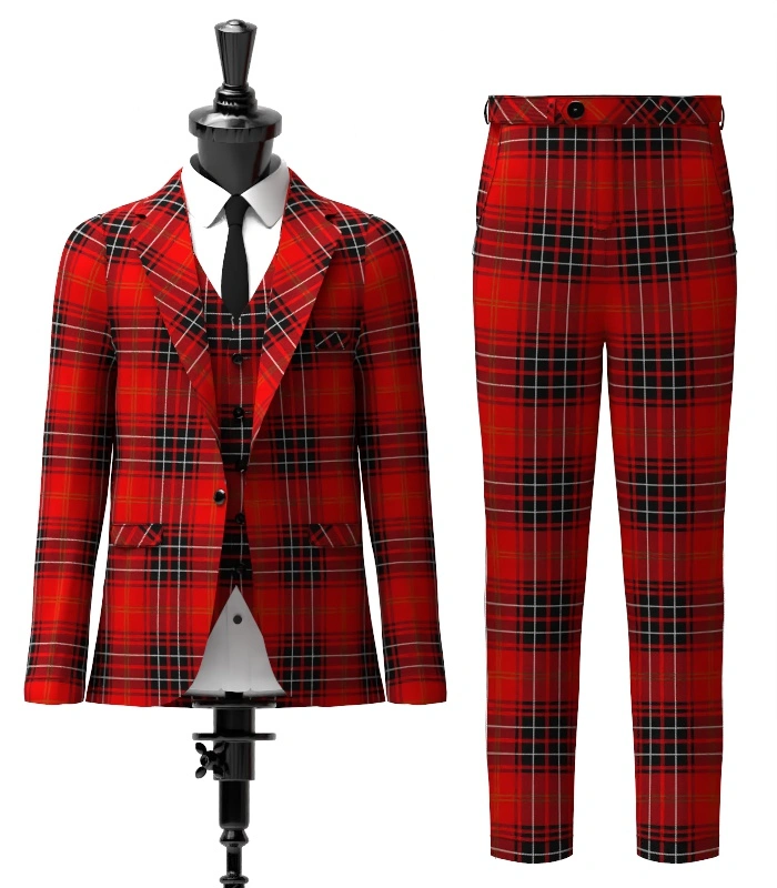 Wemyss Tartan Suit Front Wemyss Tartan Suit Front