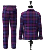 Western Isles Tartan Suit Back