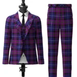 Western Isles Tartan Suit Front