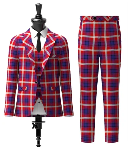 Ainslie Tartan Suit Front