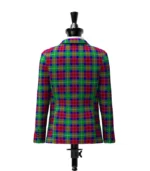 Akins Clan Tartan Jacket Back