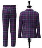 Alba Tartan Suit Back