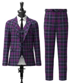 Alba Tartan Suit Front