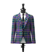 Arbuckle, John Robertson Tartan Jacket Front