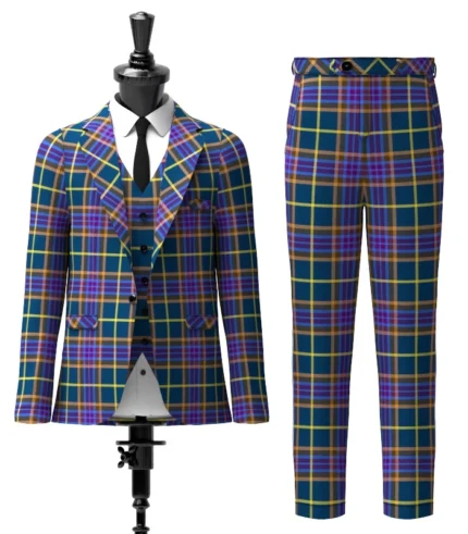 Arbuckle, John Robertson Tartan Suit Front