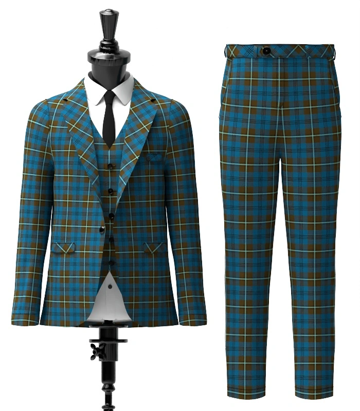 Auld Lang Syne Tartan Suit Front Auld Lang Syne Tartan Suit Front