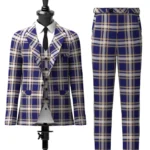 Baker Tartan Suit Front