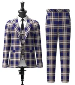 Baker Tartan Suit Front