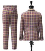 Ball Tartan Suit Back