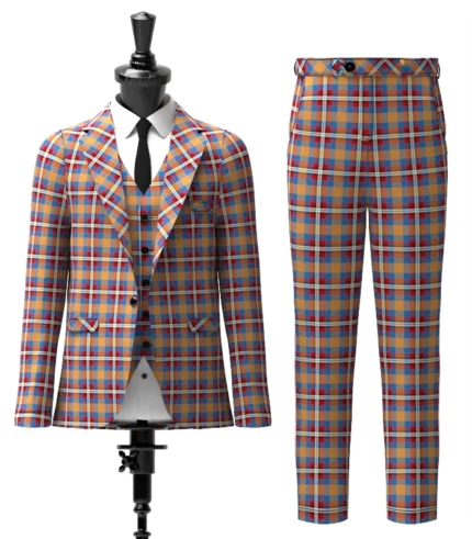 Ball Tartan Suit Front