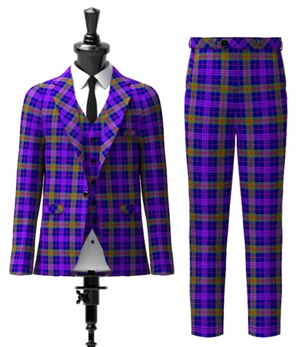 Barrett, William Stewart Tartan Suit Front