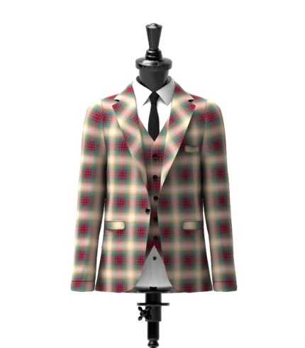 Beach & Berry Tartan Jacket Front