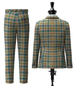 Belwade Tartan Suit Back