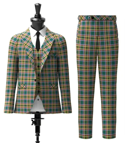 Belwade Tartan Suit Front