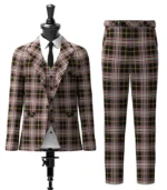 Bird Family Tartan Suit Front