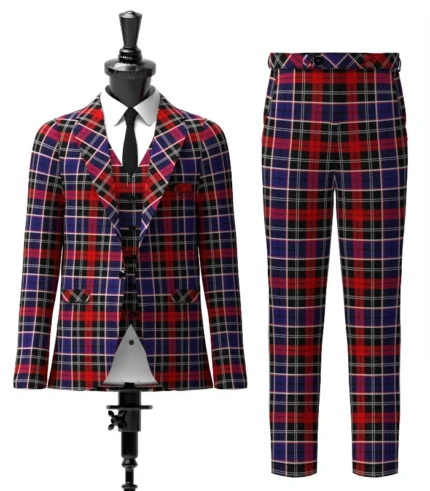 Bishop Tartan Suit Front