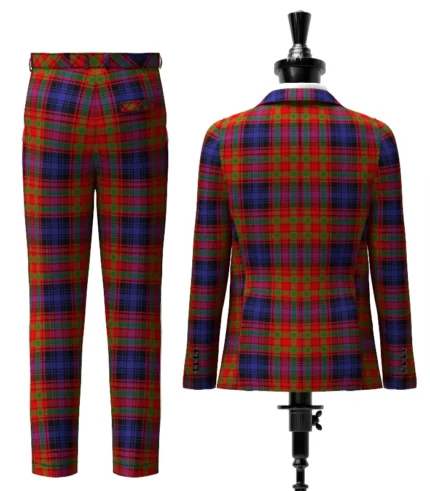 Bonner or Bonnar Tartan Suit Back