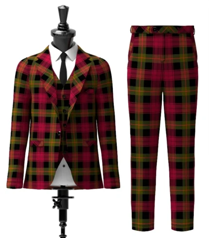 Booth Tartan Suit Front