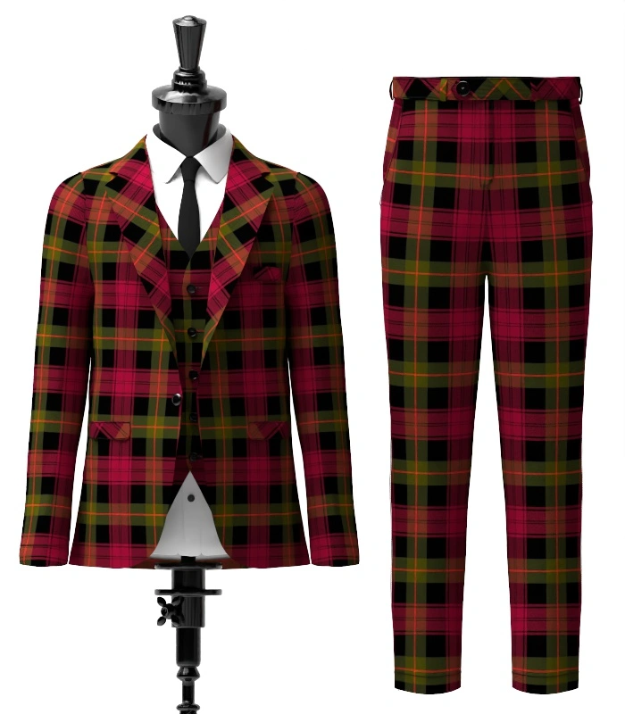 Booth Tartan Suit Front Booth Tartan Suit Front