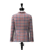 Border Bell Tartan Jacket Back